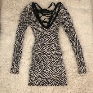 Guess zebra dress